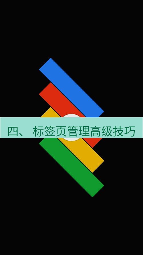 chrome下载 四、 标签页管理高级技巧