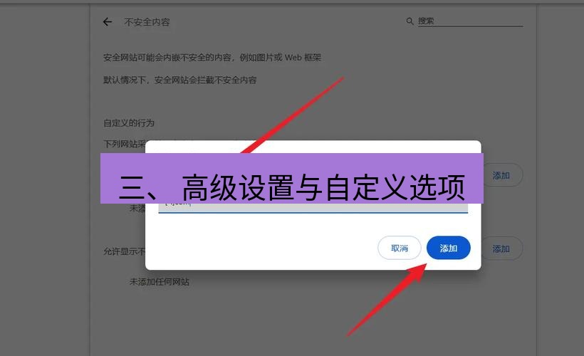 chrome下载 三、 高级设置与自定义选项