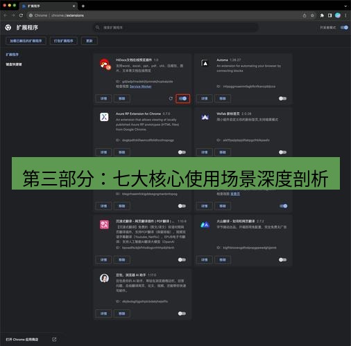 chrome下载 第三部分：七大核心使用场景深度剖析